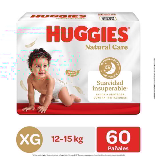 Pañal Huggies Natural Care BigPack